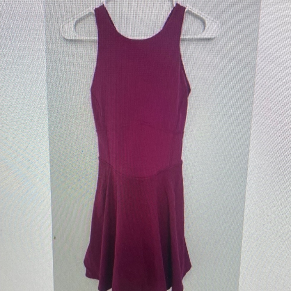 Lululemon Tennis Dress Golf Athleisure Magenta Size‎ 4 Sleeveless Racerback